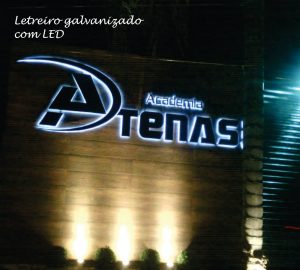 Letra Caixa Academia
